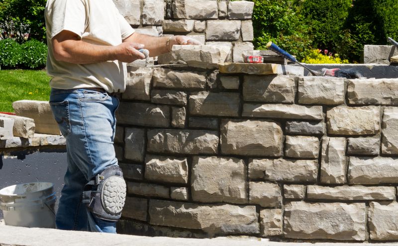 Our team working on Masonry Service projects in Clarkston, MI