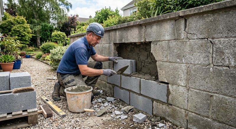 Block Wall Repair in Brighton, MI
