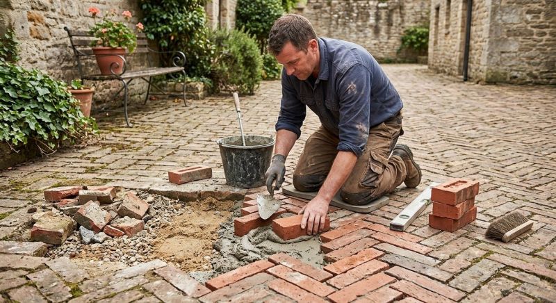Brick Flatwork Repair in Hazel Park, MI