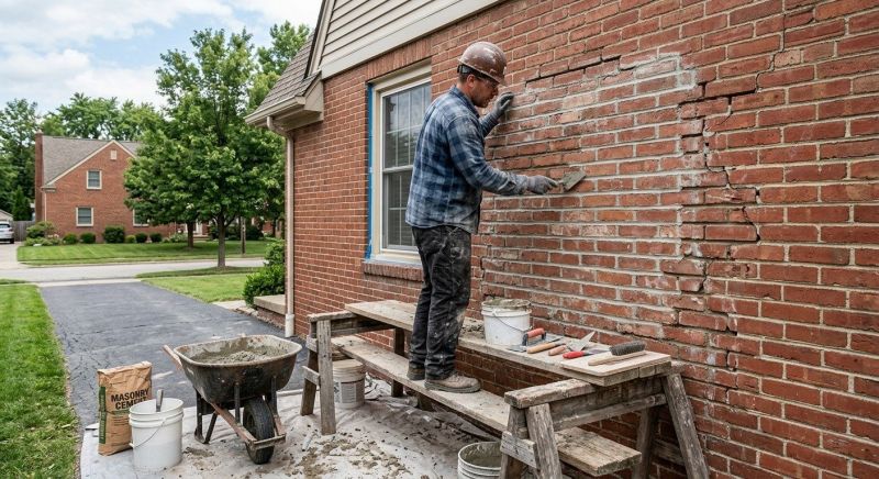 Brick Flatwork Repair in Keego Harbor, MI