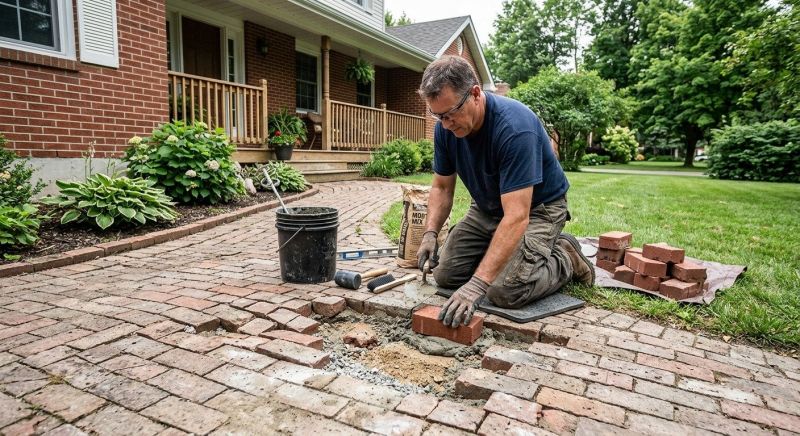 Brick Flatwork Repair in Madison Heights, MI