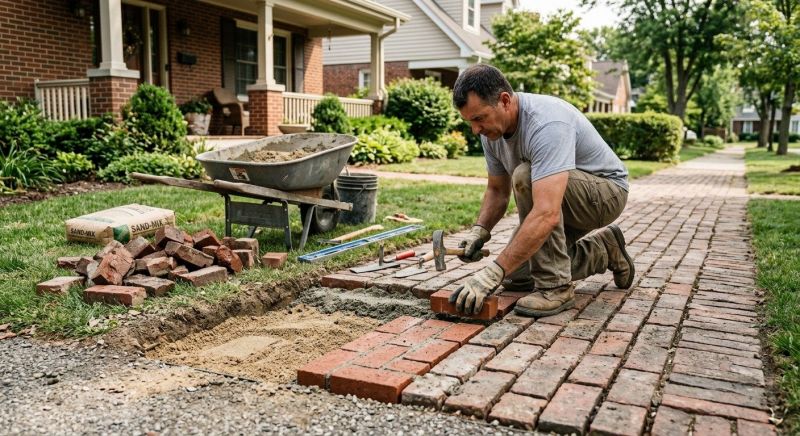 Brick Flatwork Repair in Metamora, MI
