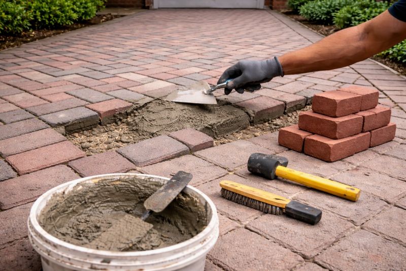 Brick Floor Repair in Clarkston, MI