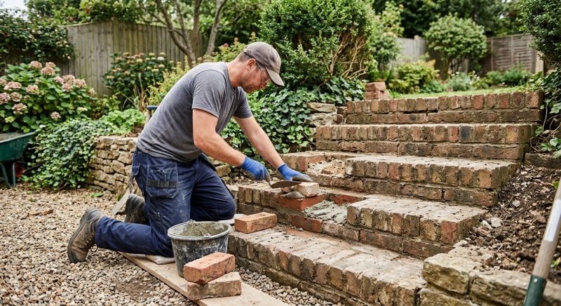 Brick Stairs Repair in Pontiac, MI