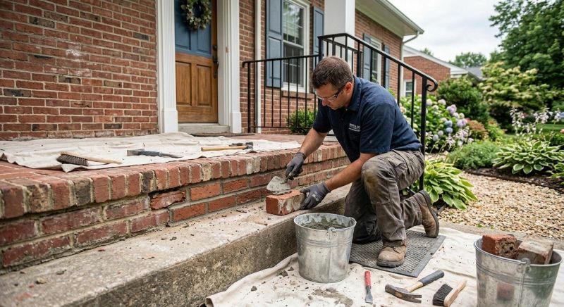 Brick Stairs Repair in Sterling Heights, MI