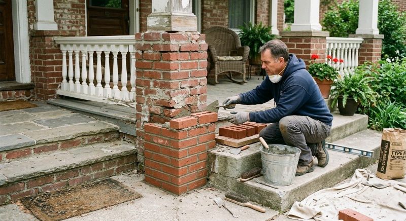 Brick Stairs Repair in Walled Lake, MI