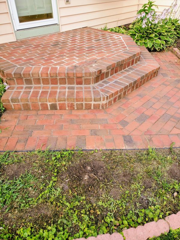 Brick Stoop Repair in Clarkston, MI