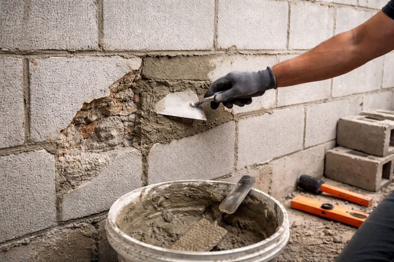 Cement Block Repair in Clarkston, MI