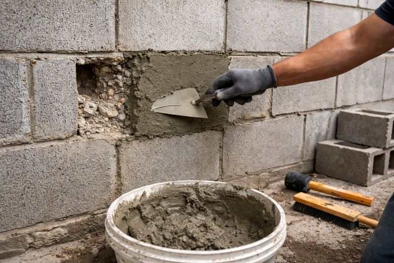 Concrete Block Repair in Romeo, MI