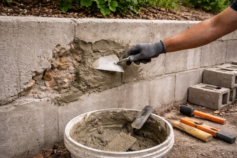 Retaining Wall Repair in Brighton, MI