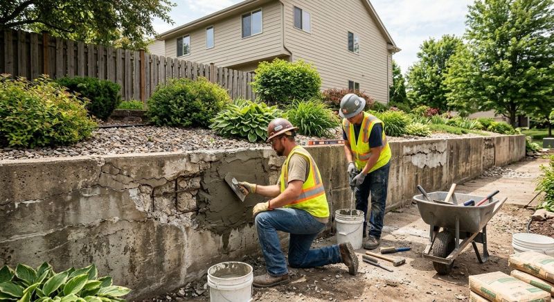 Retaining Wall Repair in Goodrich, MI
