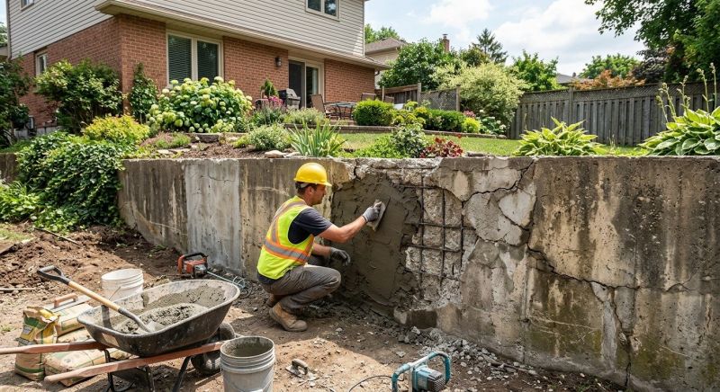 Retaining Wall Repair in Rochester, MI