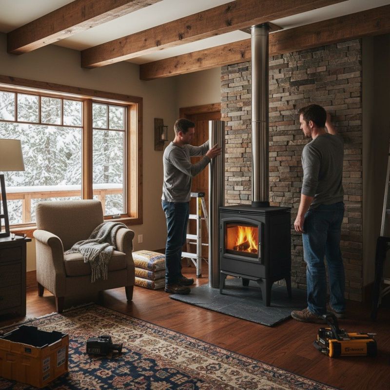 Stone Chimney Installation in Sterling Heights, MI