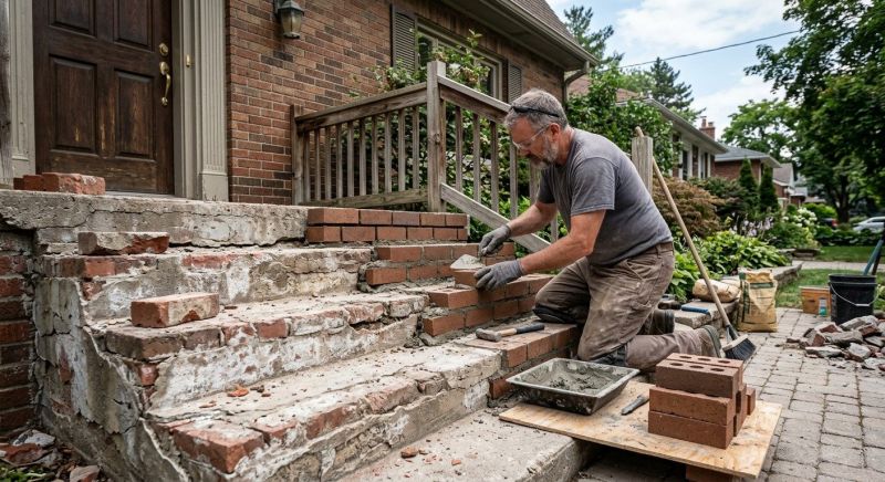 Stonework Repair in Milford, MI