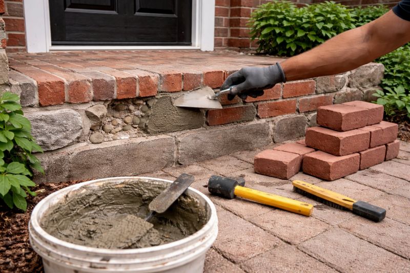 Stonework Repair in Oxford, MI